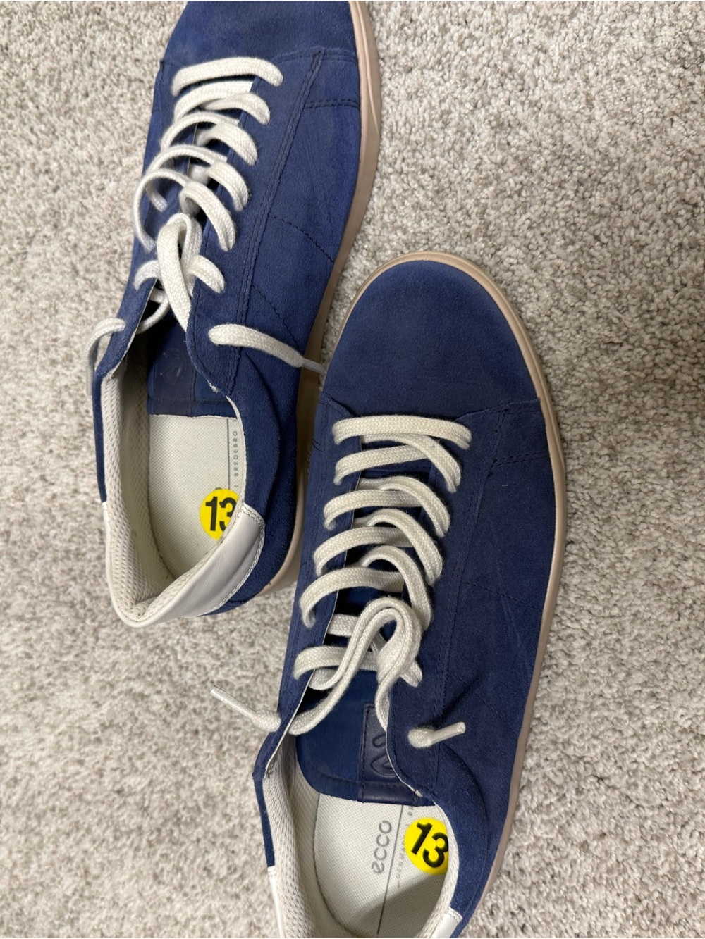 Ecco Navy Suede SZ 13 Men’s